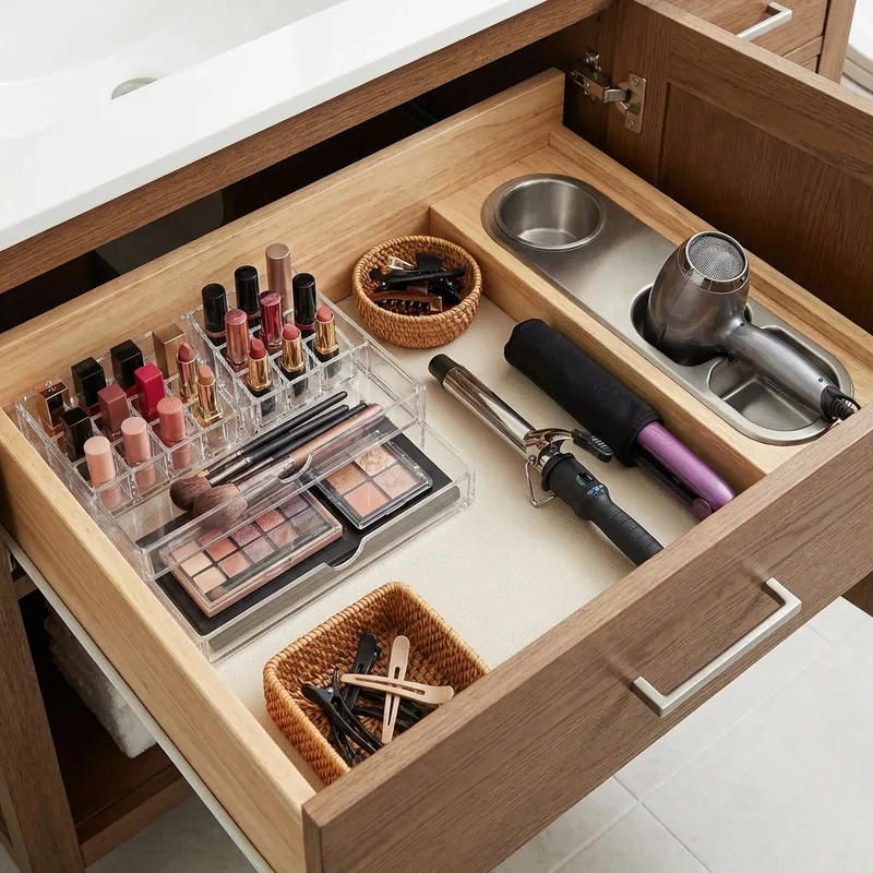 Bathroom Storage Detail