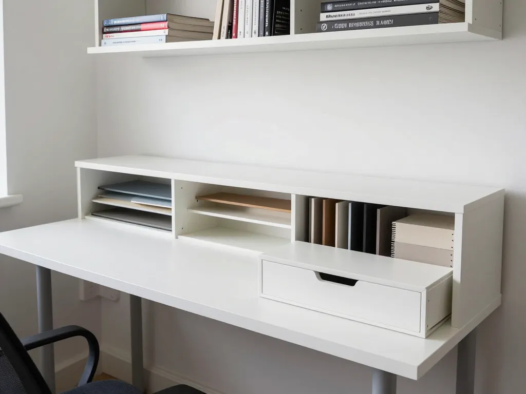 Architecture studio workstation millwork with flat-file storage and model display
