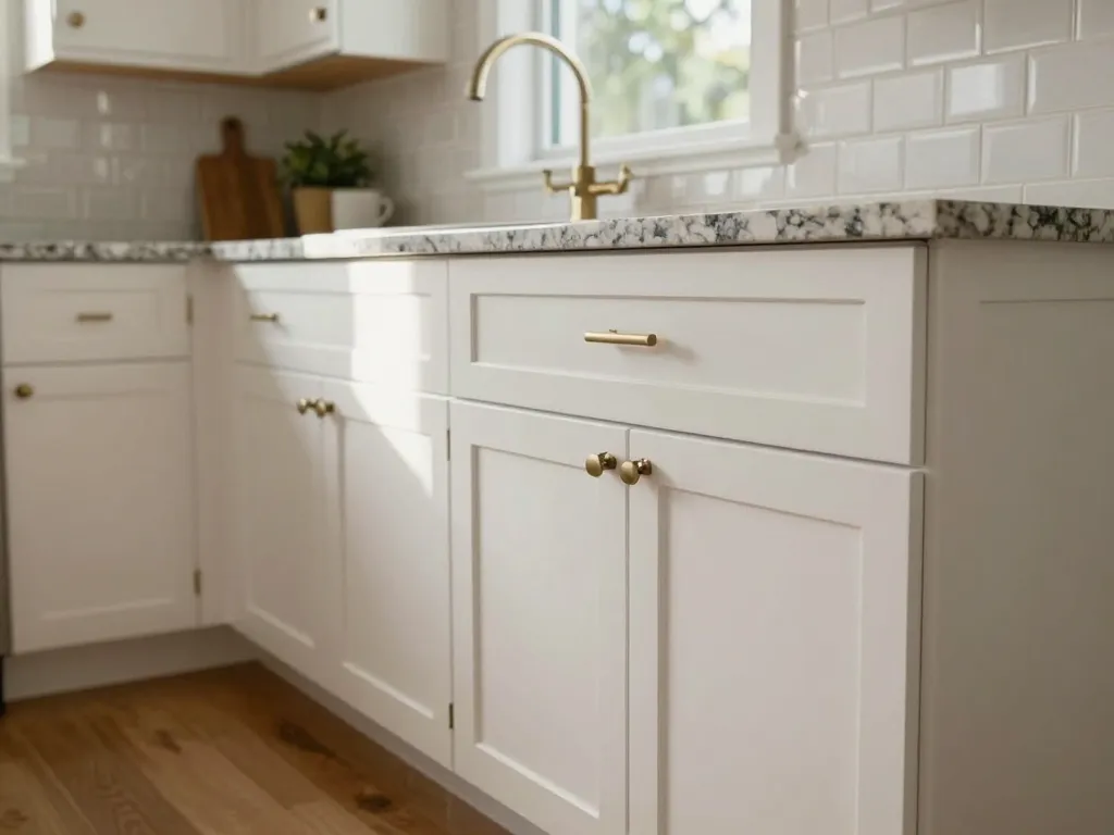 Custom Shaker-style kitchen cabinets in Stockton CA