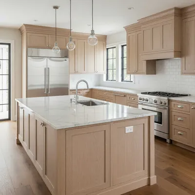 White Oak Shaker Kitchen