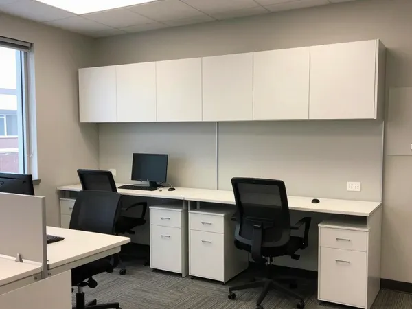 Custom Real Estate Office Cabinets in Stockton, CA