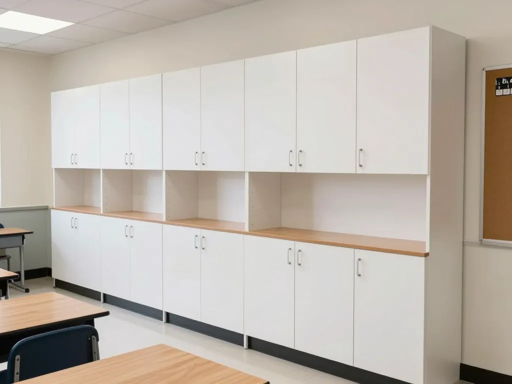 Custom classroom storage cabinets and science lab casework in Stockton, CA